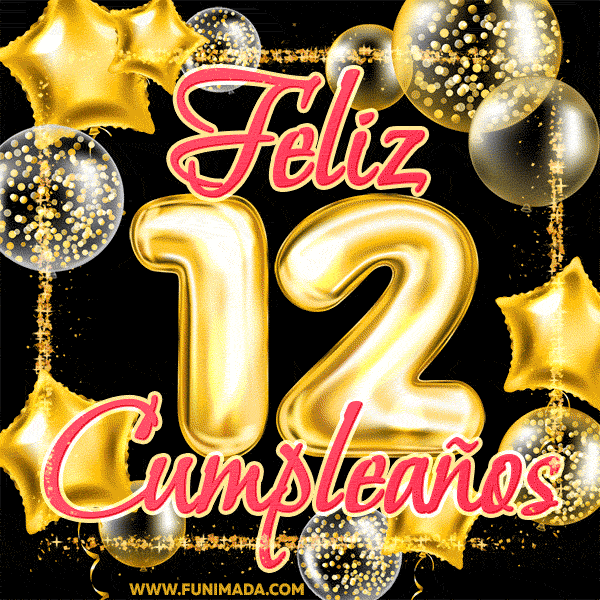 Transitorio En la actualidad pesado Feliz 12 cumpleaños GIF - Descarga en Funimada.com