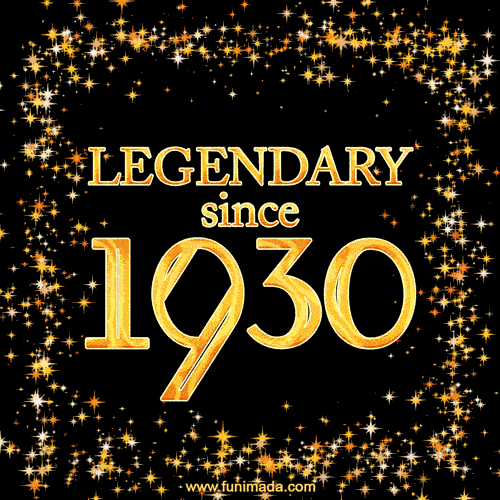 Legendary since 1930. Happy Birthday!