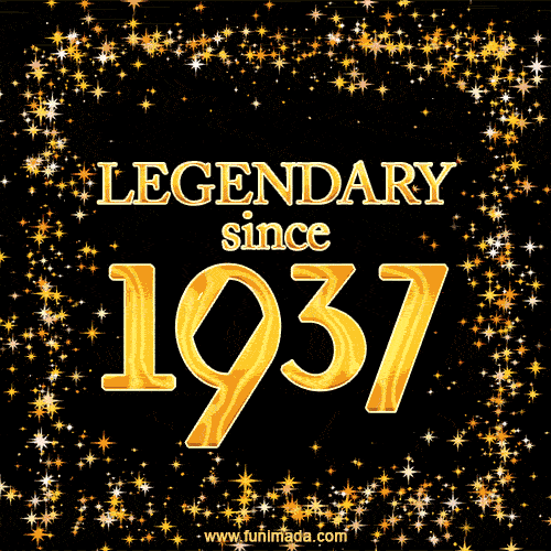Legendary since 1937. Happy Birthday!