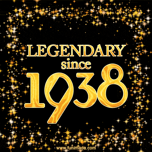 Legendary since 1938. Happy Birthday!