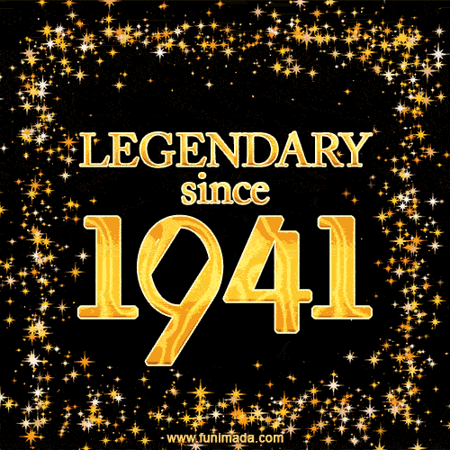 Legendary since 1941. Happy Birthday!