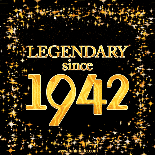 Legendary since 1942. Happy Birthday!