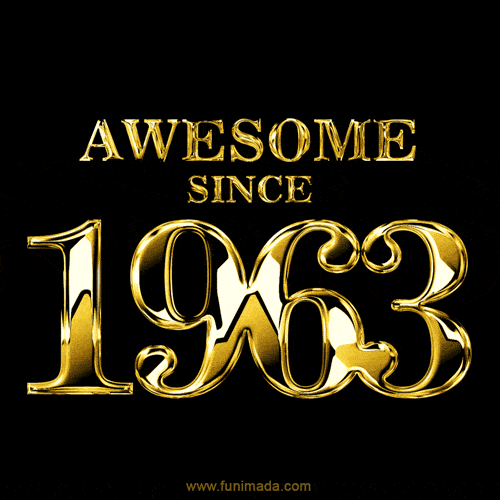 Awesome since 1963 GIF