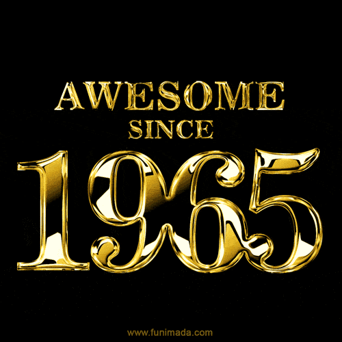 Awesome since 1965 GIF