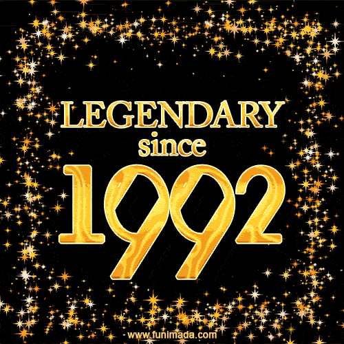 Legendary since 1992. Happy Birthday!