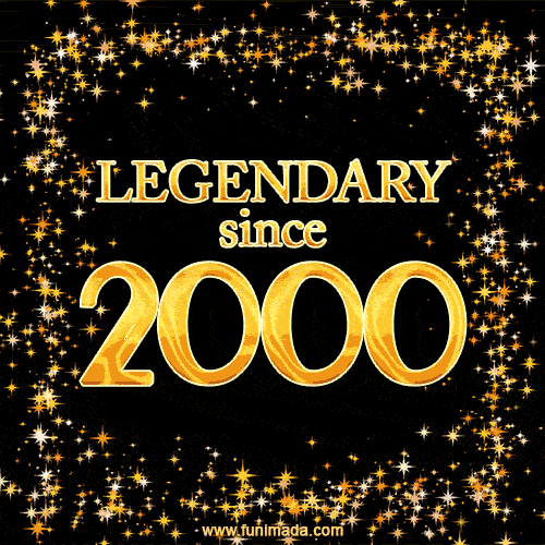 Legendary since 2000. Happy Birthday!