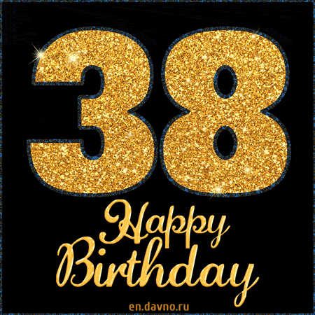 Happy 38th Birthday GIF