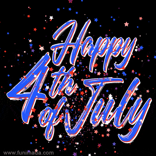 New 4th of July 2023 Animated Image