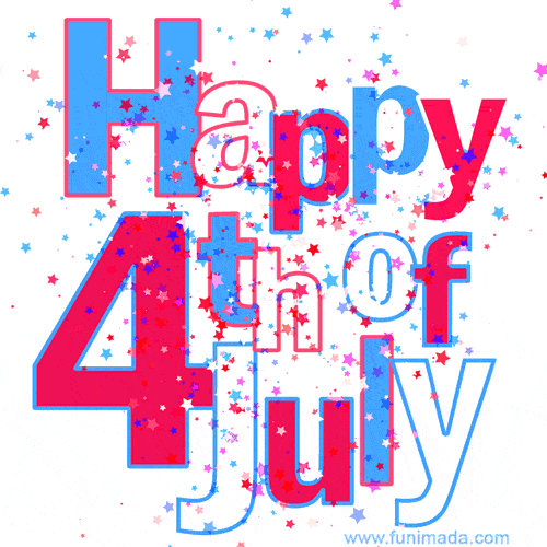 Happy American Independence Day, 4th of July!