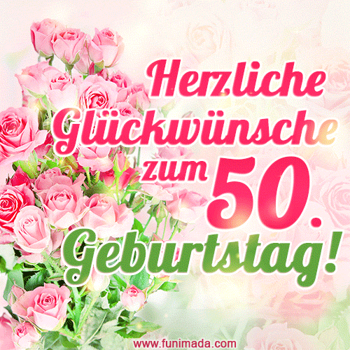 Herzlichen Glückwunsch zum 50. Geburtstag