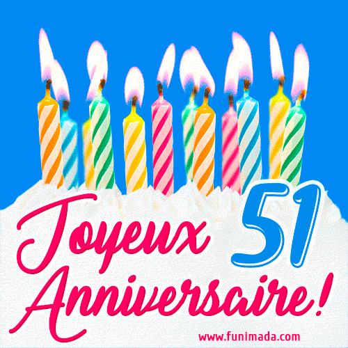 51 Ans Bonne Fete GIF T l charger Sur Funimada