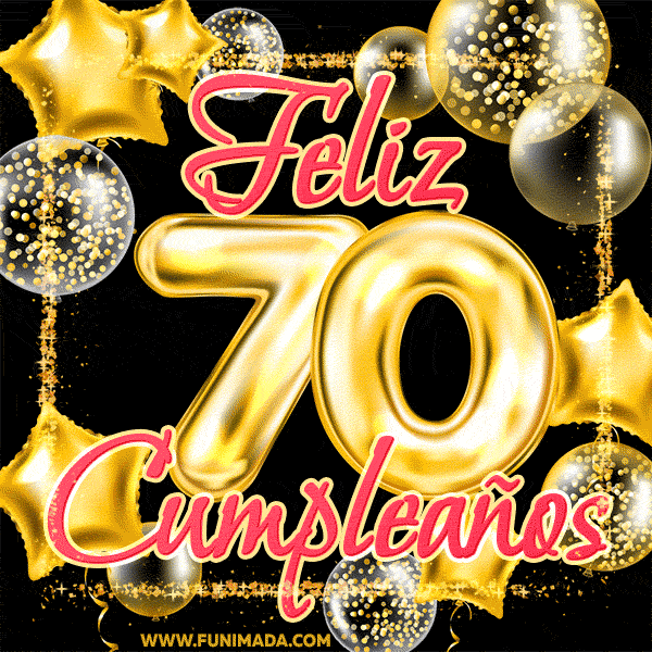 Combatiente suspicaz Café Feliz 70 cumpleaños GIF - Descarga en Funimada.com