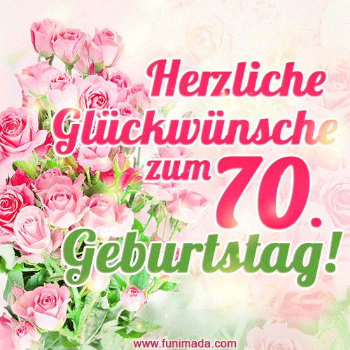 Herzlichen Glückwunsch zum 70. Geburtstag