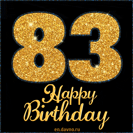Happy 83rd Birthday GIF