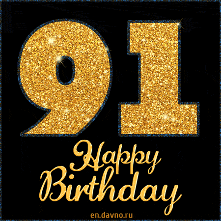 Happy 91st Birthday GIF