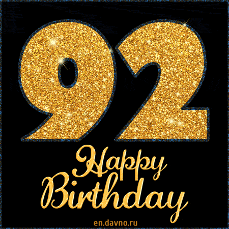 Happy 92nd Birthday GIF
