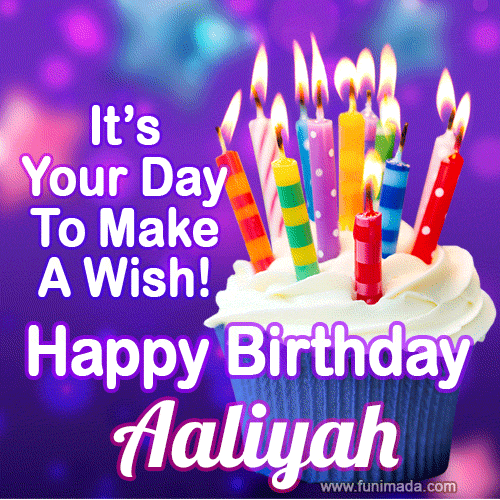 It's Your Day To Make A Wish! Happy Birthday Aaliyah!