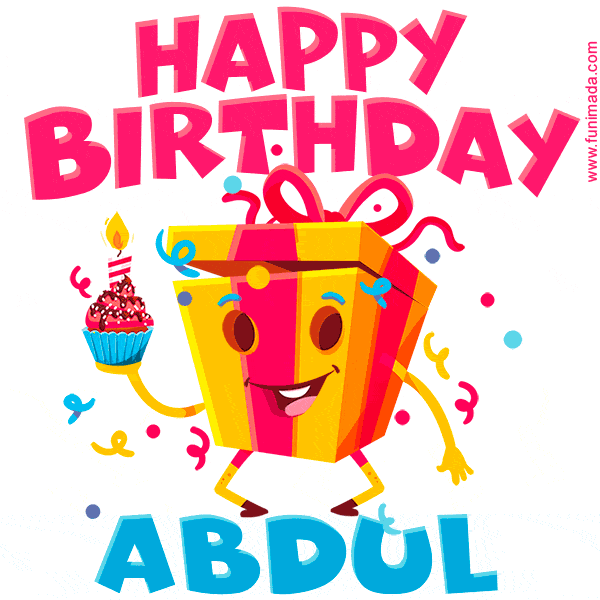Funny Happy Birthday Abdul GIF