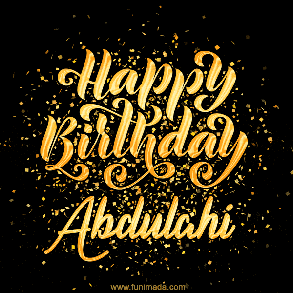 Happy Birthday Card for Abdulahi - Download GIF and Send for Free
