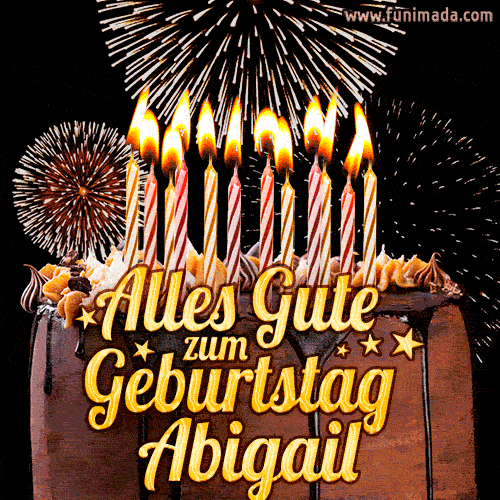 Alles Gute zum Geburtstag Abigail (GIF)