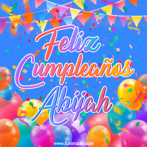 Feliz Cumpleaños Abijah (GIF)