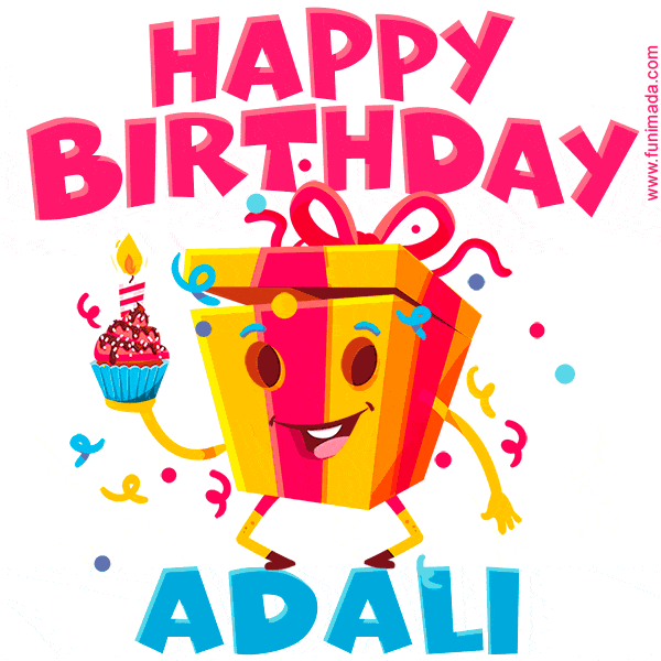 Funny Happy Birthday Adali GIF