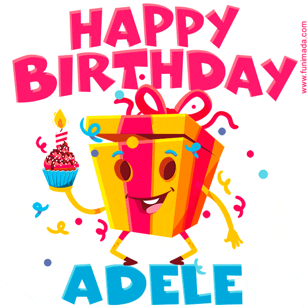 Funny Happy Birthday Adele GIF