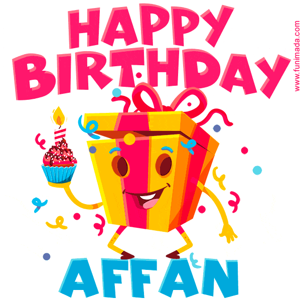 Funny Happy Birthday Affan GIF