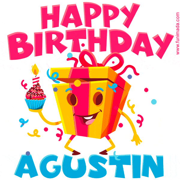 Funny Happy Birthday Agustin GIF