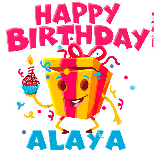 Funny Happy Birthday Alaya GIF