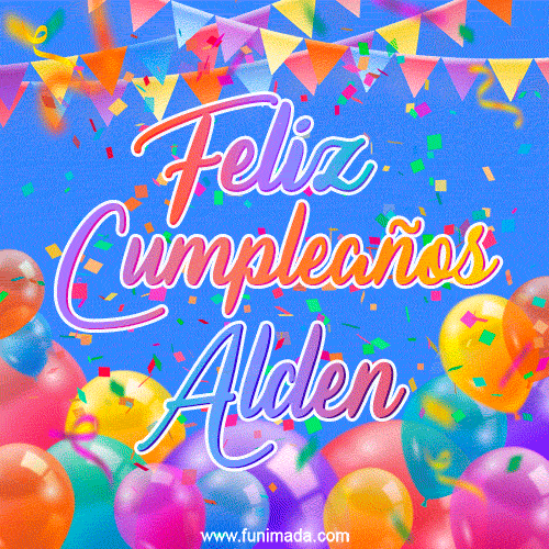 Feliz Cumpleaños Alden (GIF)
