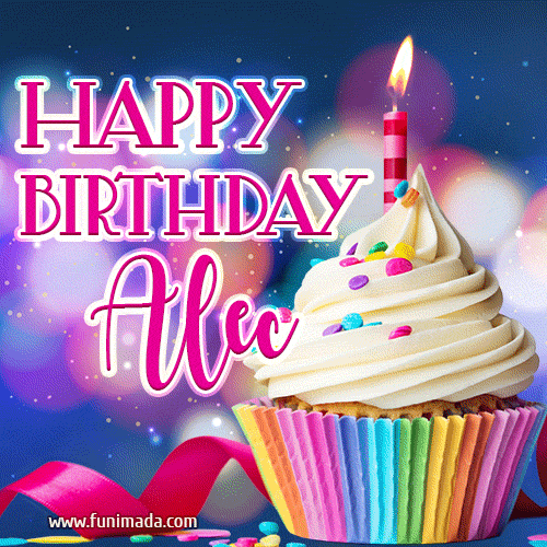 Happy Birthday Alec - Lovely Animated GIF