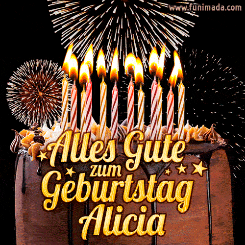 Alles Gute zum Geburtstag Alicia (GIF)