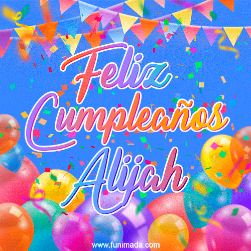 Feliz Cumpleaños Alijah (GIF)