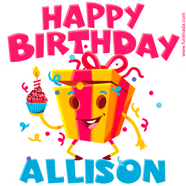 Funny Happy Birthday Allison GIF