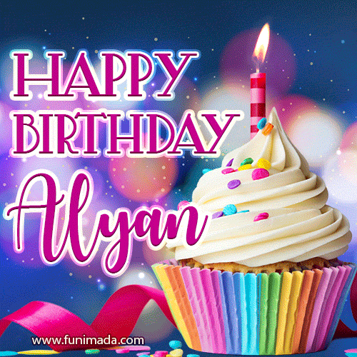 Happy Birthday Alyan - Lovely Animated GIF
