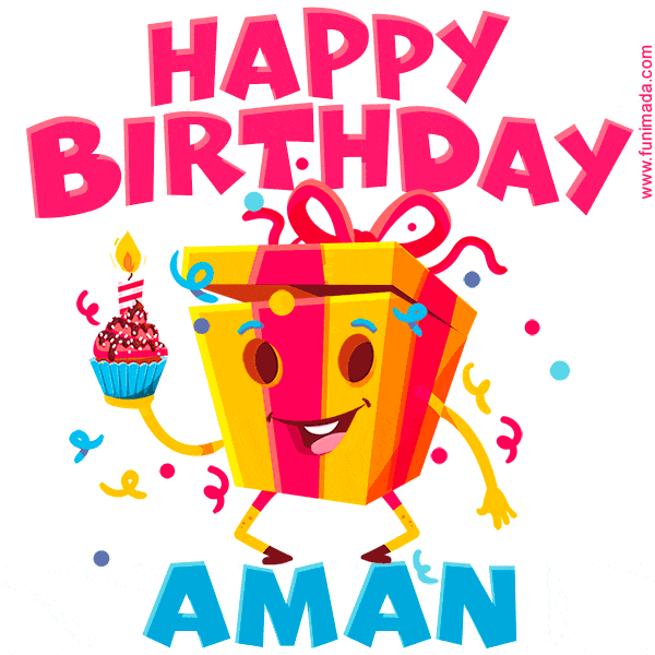 Happy Birthday Aman GIFs - Download original images on 