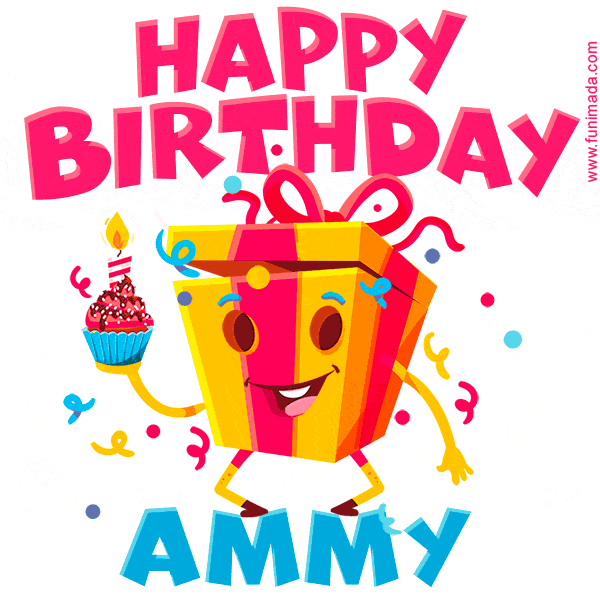Funny Happy Birthday Ammy GIF