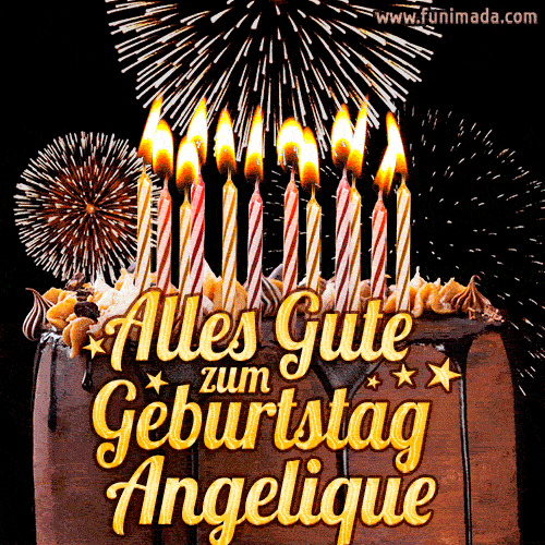 Alles Gute zum Geburtstag Angelique (GIF)