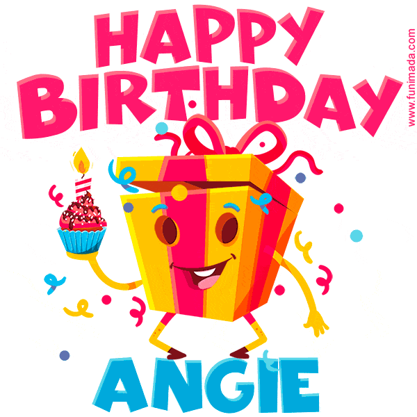 Funny Happy Birthday Angie GIF
