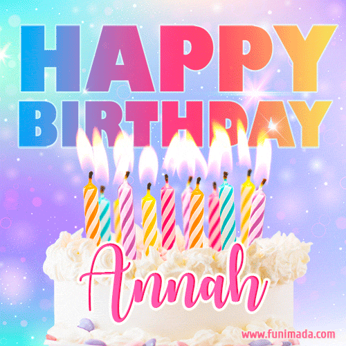 Funny Happy Birthday Annah GIF