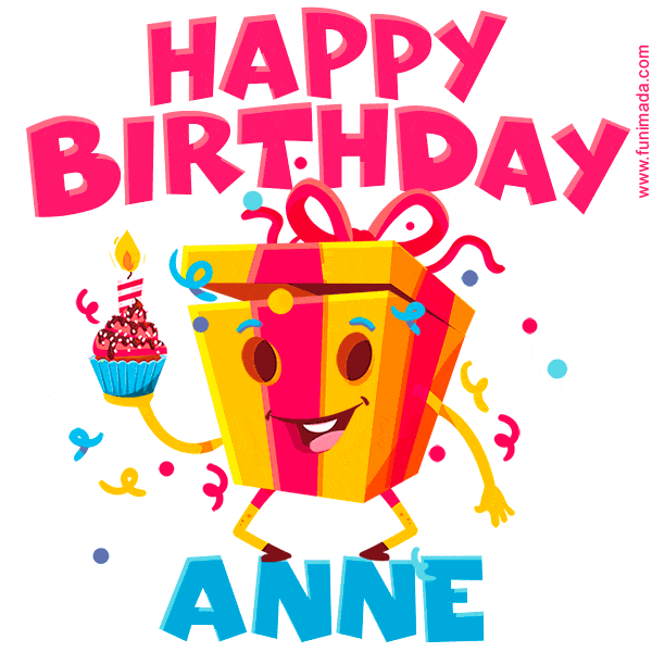 Funny Happy Birthday Anne GIF