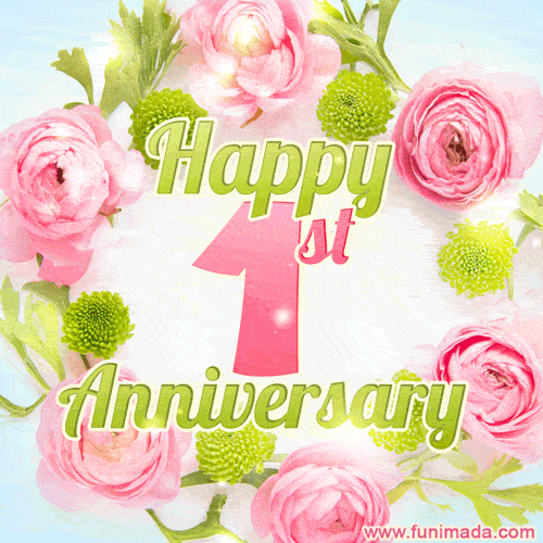 Happy 1st Anniversary - Celebrate 1st Year of Marriage