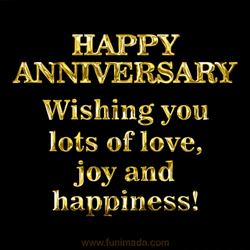 Happy anniversary. Wishing you lots of love, joy and happiness! - Download  on 