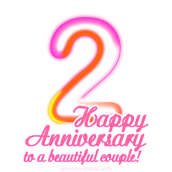 Happy 2nd Anniversary to a beautiful couple!