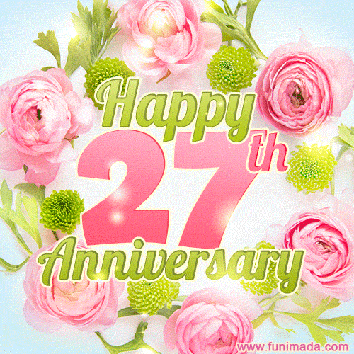 Happy 27th Anniversary - Celebrate 27 Years of Marriage