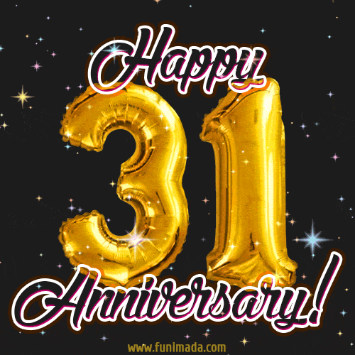 31 Wonderful Years - 31st Anniversary GIF