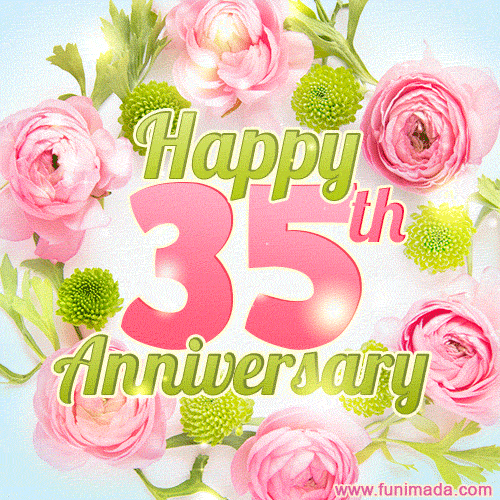 Happy 35th Anniversary - Celebrate 35 Years of Marriage