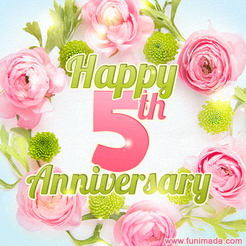 Happy 5th Anniversary - Celebrate 5 Years of Marriage