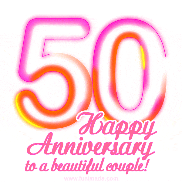 Happy 50th Anniversary to a beautiful couple!